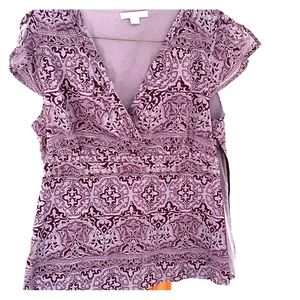 Purple Blouse By Janesville